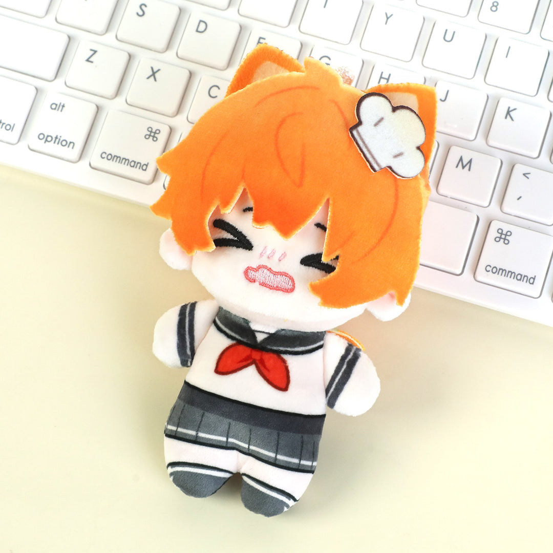 Custom Embroidered Plush Doll Keychain