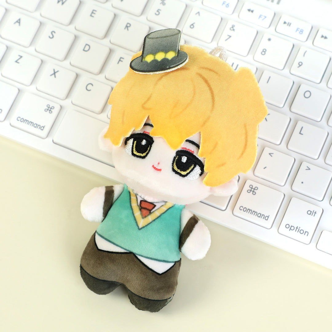 Custom Embroidered Plush Doll Keychain