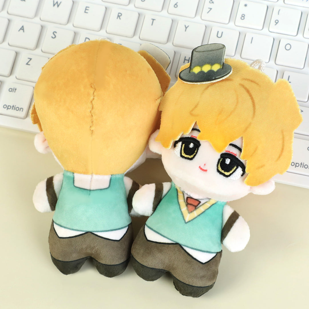 Custom Embroidered Plush Doll Keychain