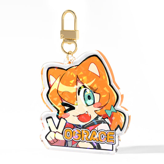 ドーミングホログラムアクリルキーホルダー