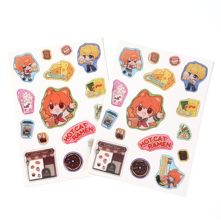 Custom Epoxy Sticker Sheets