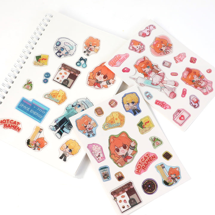 Custom Epoxy Sticker Sheets