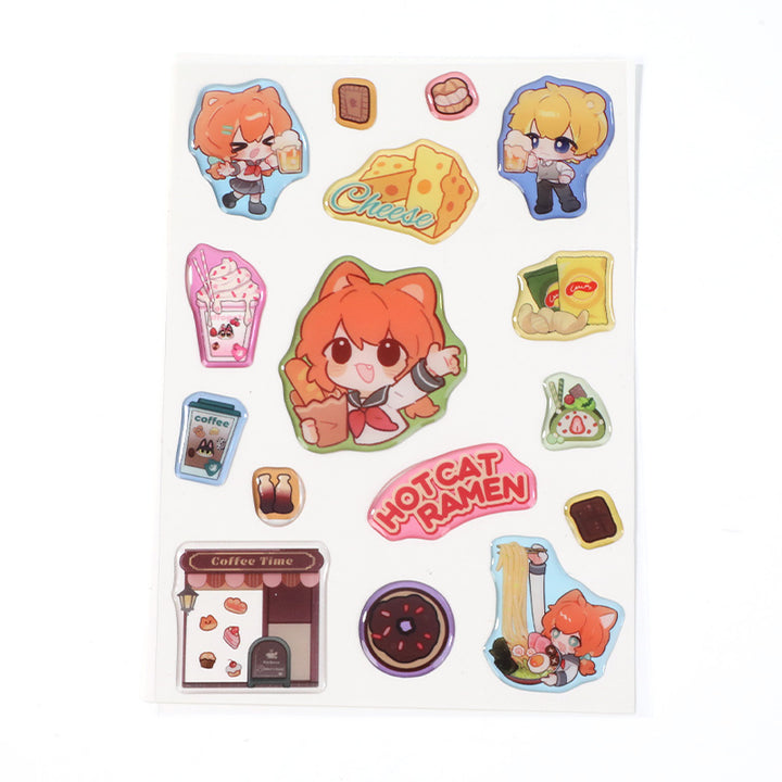 Custom Epoxy Sticker Sheets