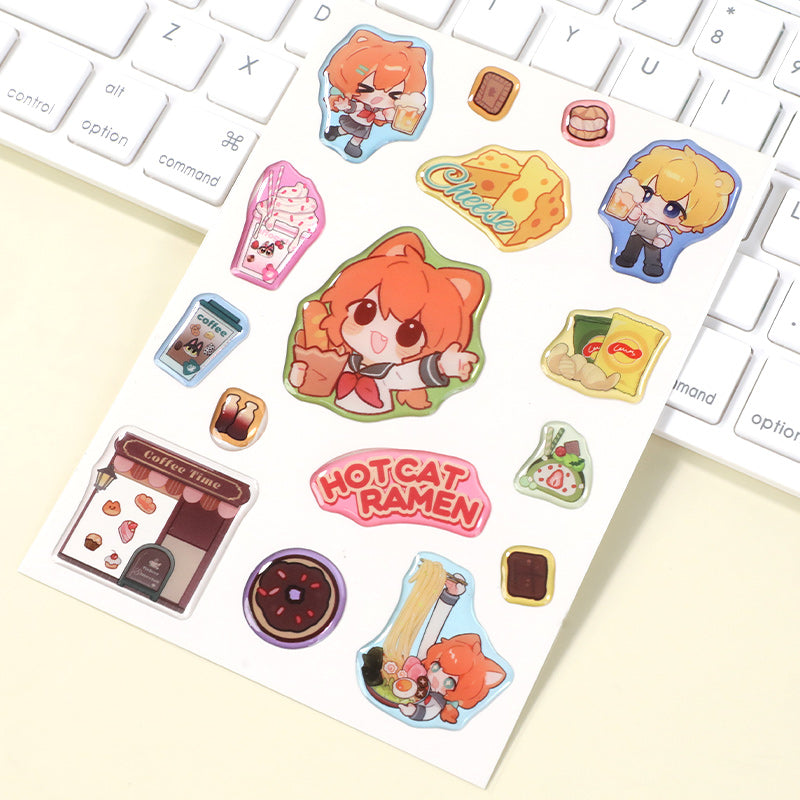 Custom Epoxy Sticker Sheets