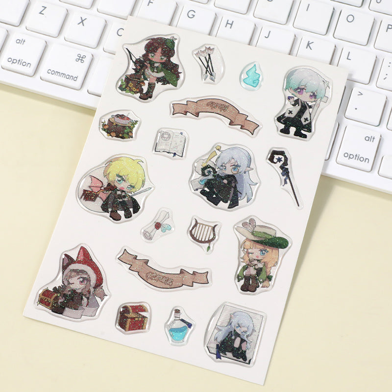 Custom Epoxy Sticker Sheets