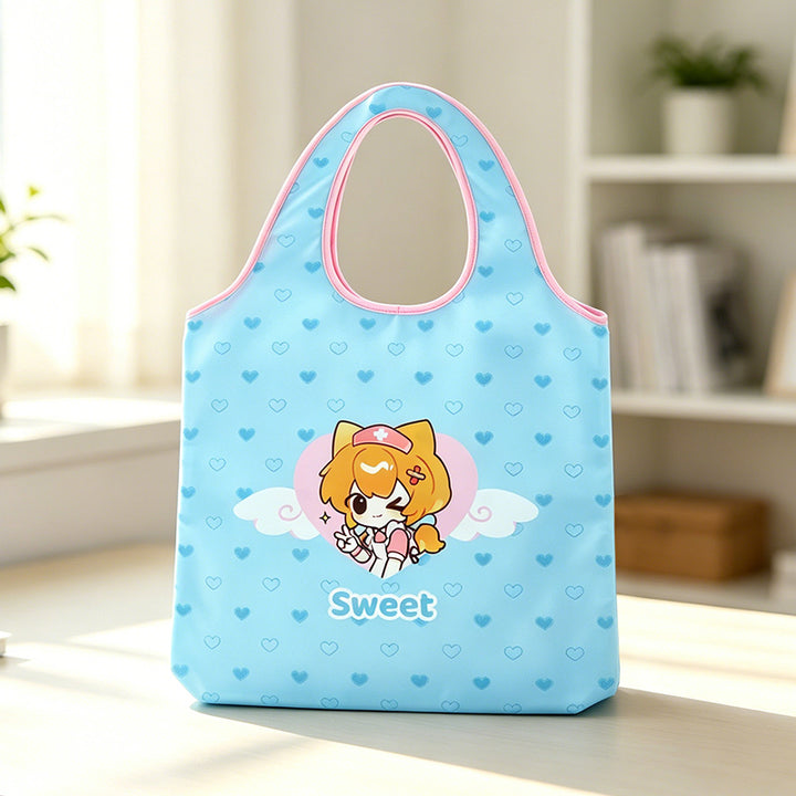 Custom Foldaway Shopper Tote Bag