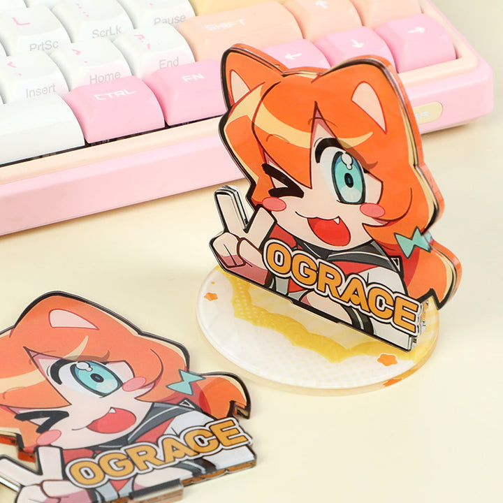 Individuell randlos bedruckte Acryl Aufsteller