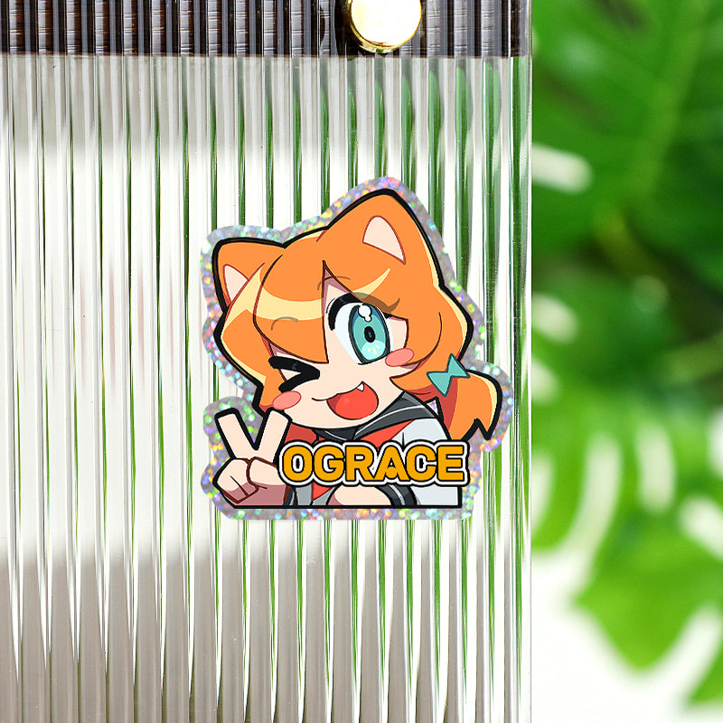 Pegatinas de brillo personalizadas