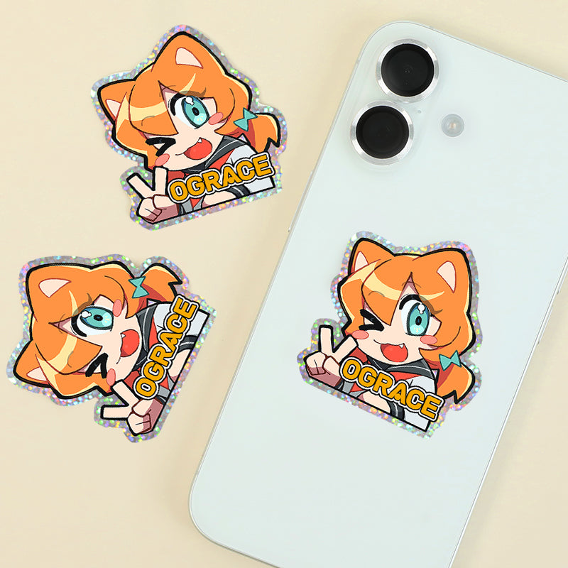 Pegatinas de brillo personalizadas
