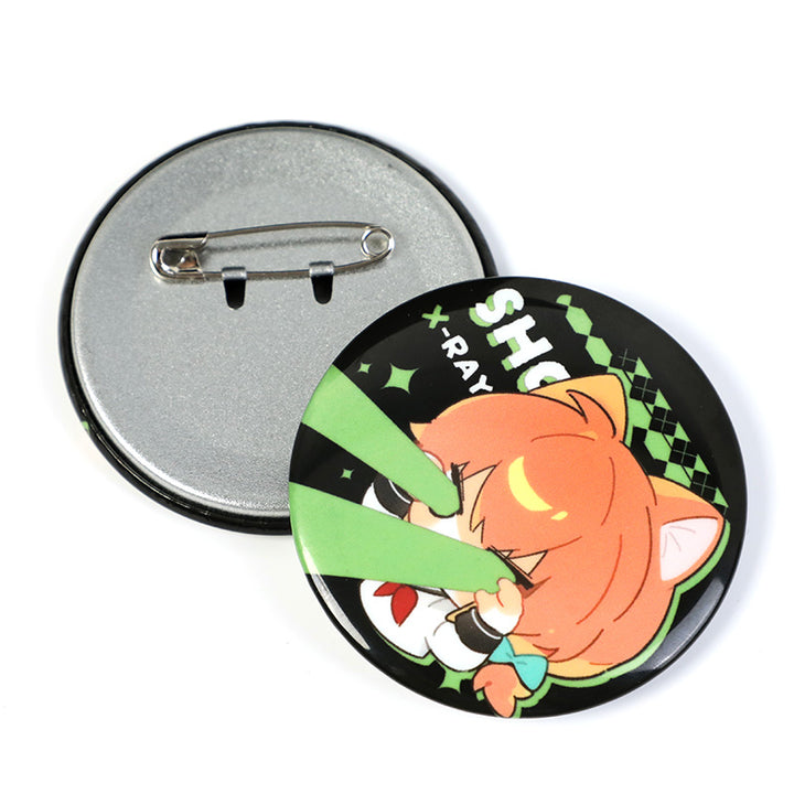 Épingles boutons rondes phosphorescentes personnalisées 