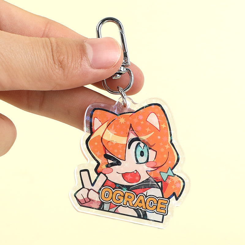 Individuell holografischer Schlüsselanhänger