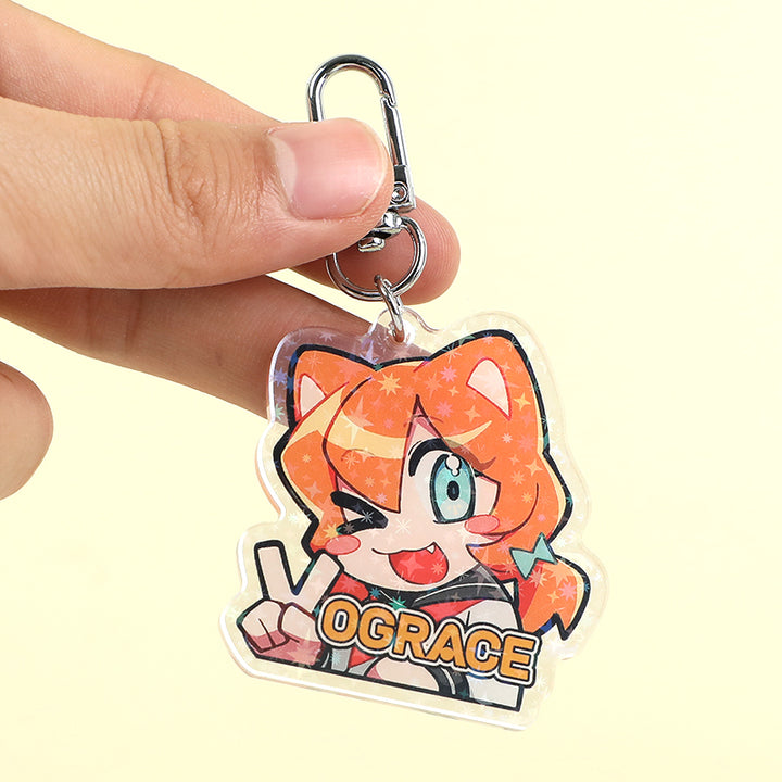 Individuell holografischer Schlüsselanhänger