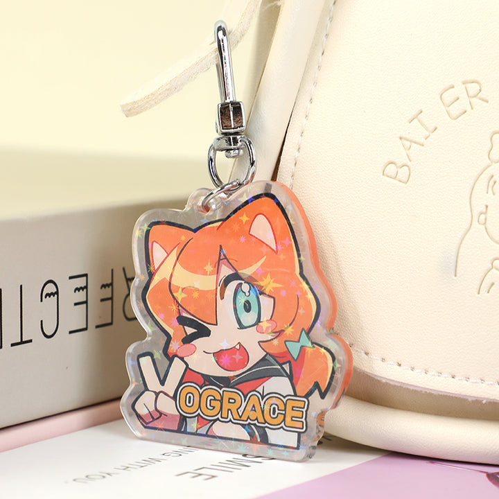 Individuell holografischer Schlüsselanhänger