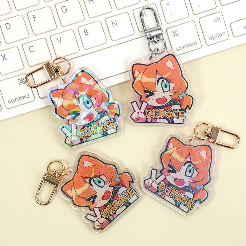 Individuell holografischer Schlüsselanhänger