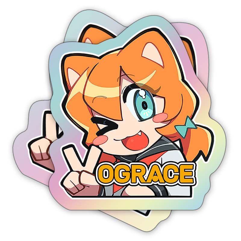 Pegatinas holográficas personalizadas