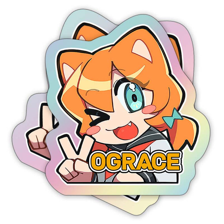 Pegatinas holográficas personalizadas