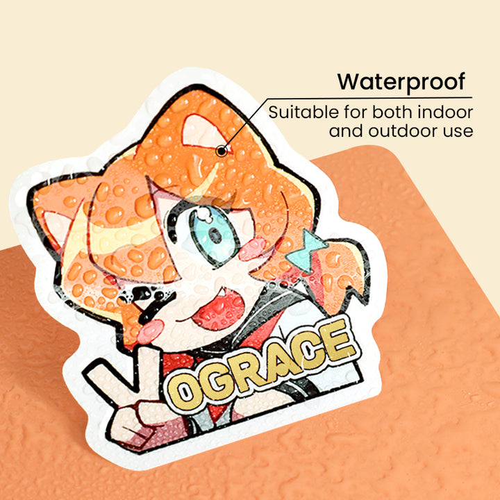 Custom Hot Foil Stamped Stickers