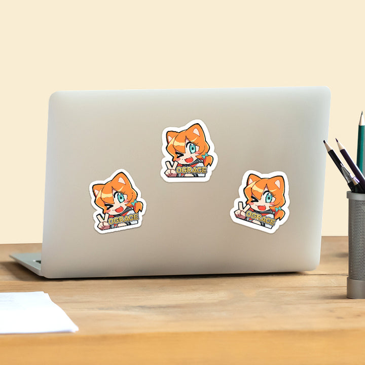 Custom Hot Foil Stamped Stickers