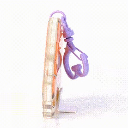 箔押しアクリルキーホルダー