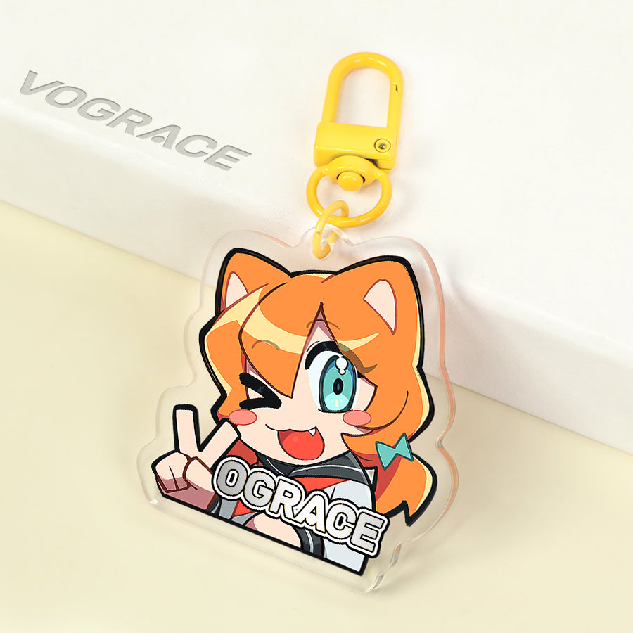 Chaveiros acrílicos personalizados com estampagem a quente