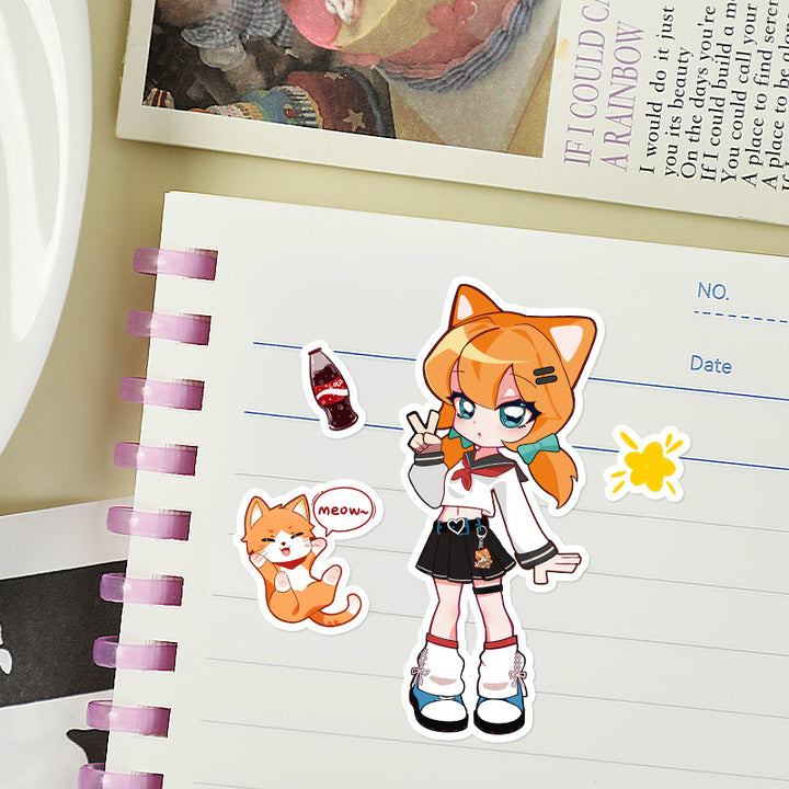 Feuilles d’autocollants kiss cut personnalisées (Tailles de papier ISO)