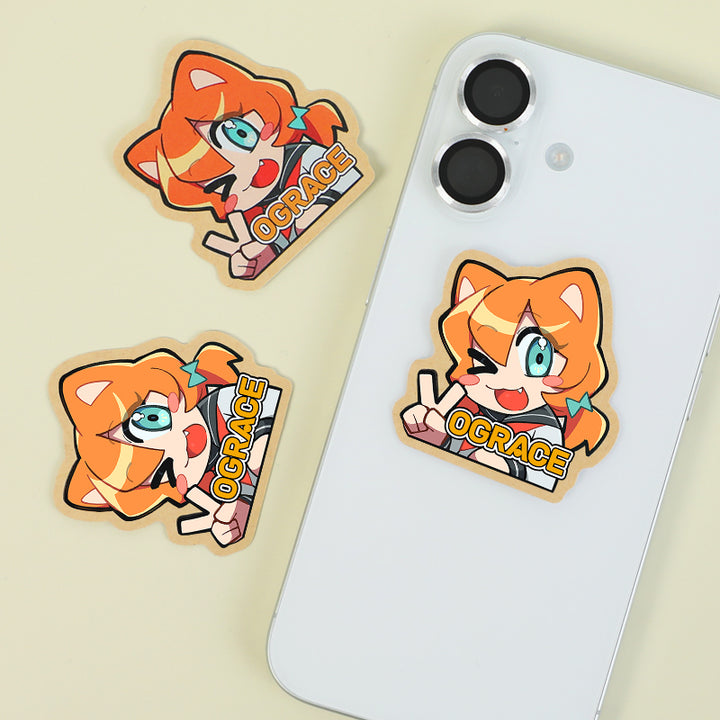 Custom Kraft Paper Stickers