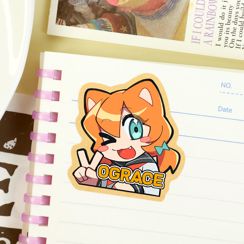 Custom Kraft Paper Stickers