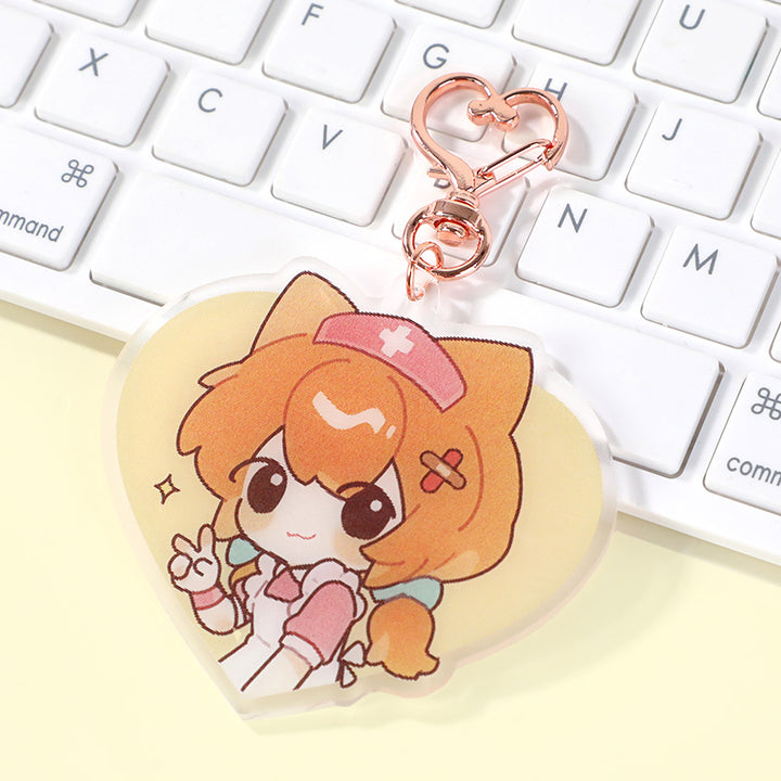 Custom Lenticular Acrylic Keychain