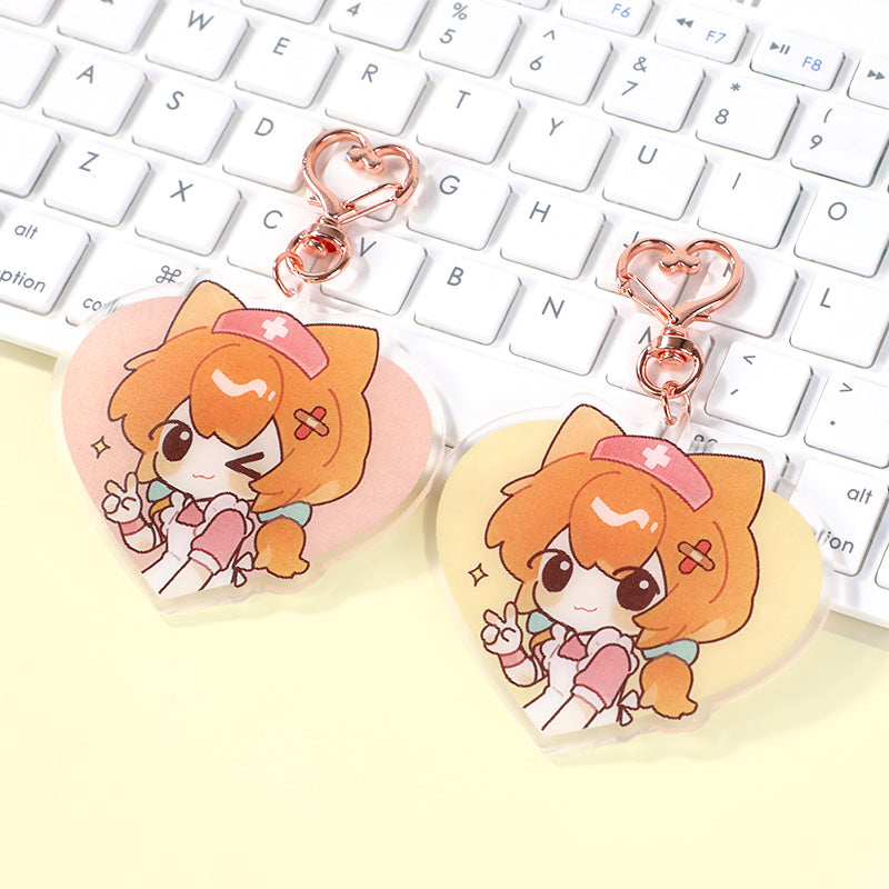 Custom Lenticular Acrylic Keychain