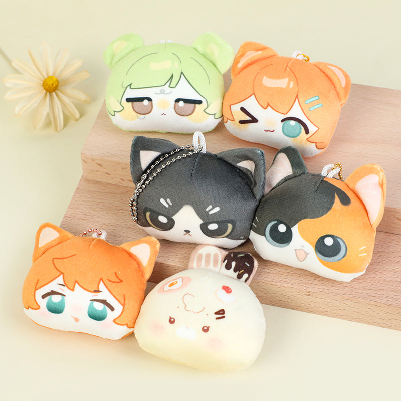 Custom Magnetic Bestie Stick Plush Keychains