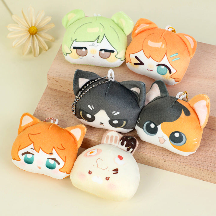 Custom Magnetic Bestie Stick Plush Keychains