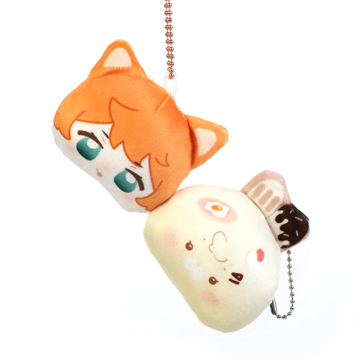 Custom Magnetic Bestie Stick Plush Keychains