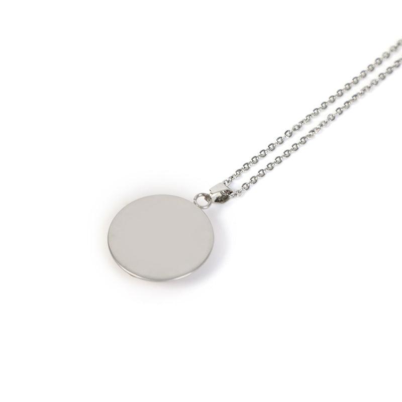 Custom Metal Cabochon Pendant Necklaces