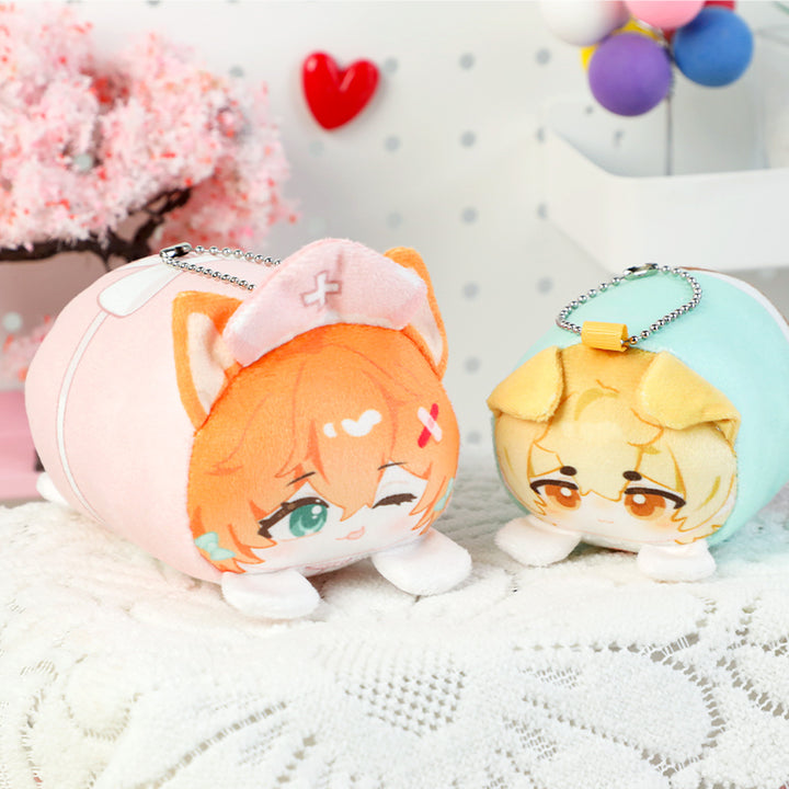 Individuelle Mochikororin Plüschmaskottchen Schlüsselanhänger 