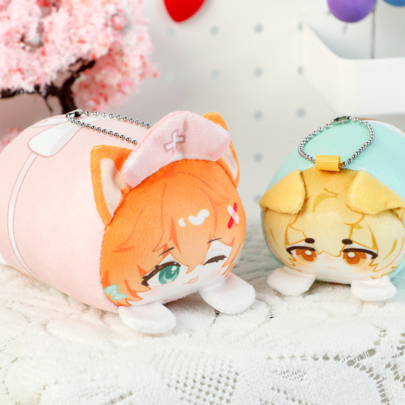 Individuelle Mochikororin Plüschmaskottchen Schlüsselanhänger 