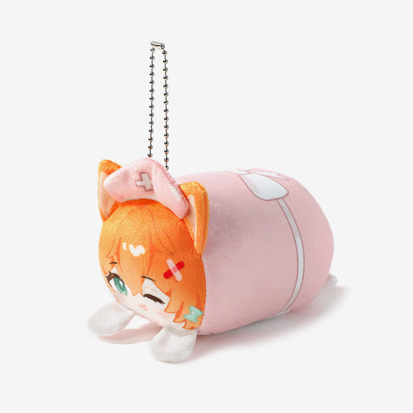 Porte-clés mascotte en peluche Mochikororin personnalisés 