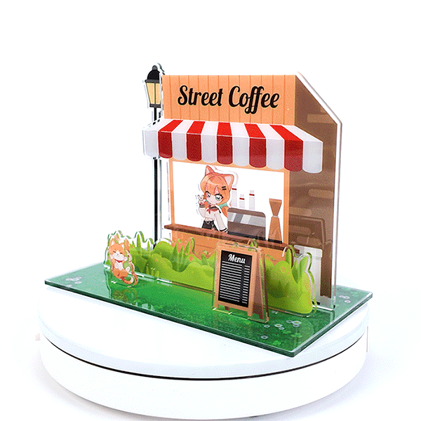 Custom Multi-Layer Clear Acrylic Standees
