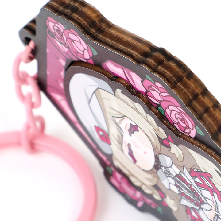 Llaveros de madera multilayer personalizados 