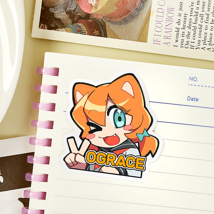 Custom Pearl Paper Stickers