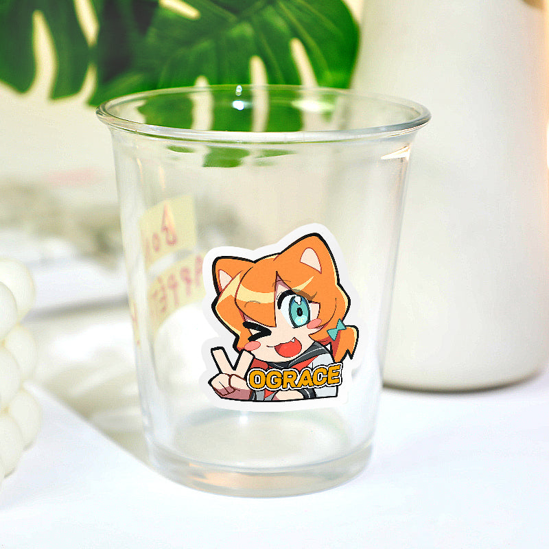 Custom Pearl Paper Stickers