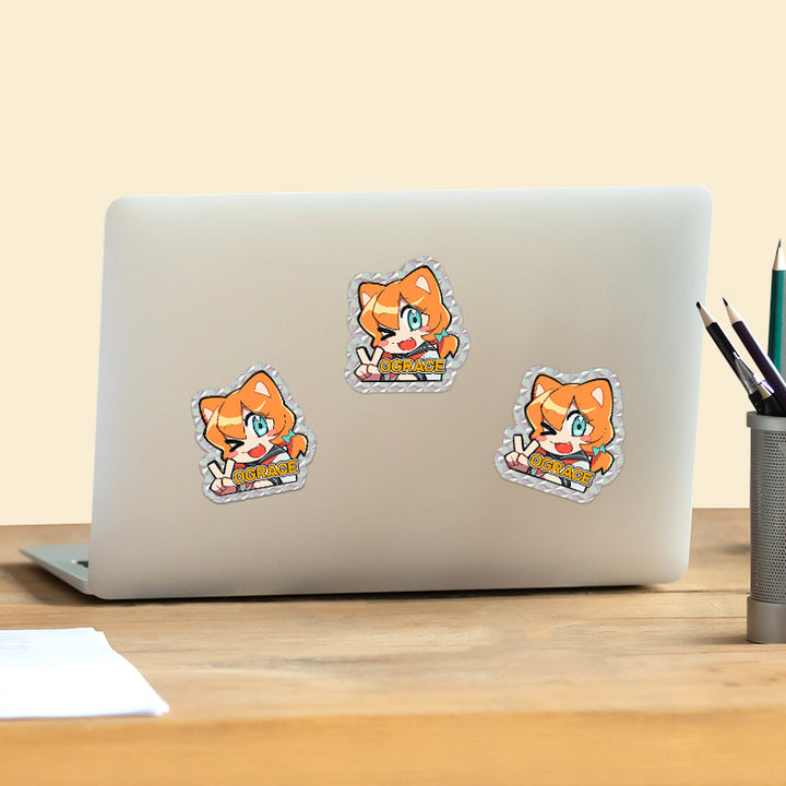 Custom Prismatic Stickers