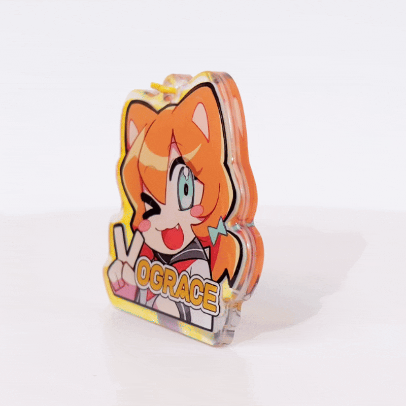 オーロラアクリルチャーム