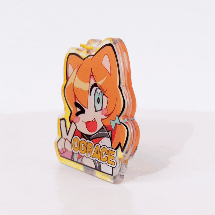 オーロラアクリルチャーム