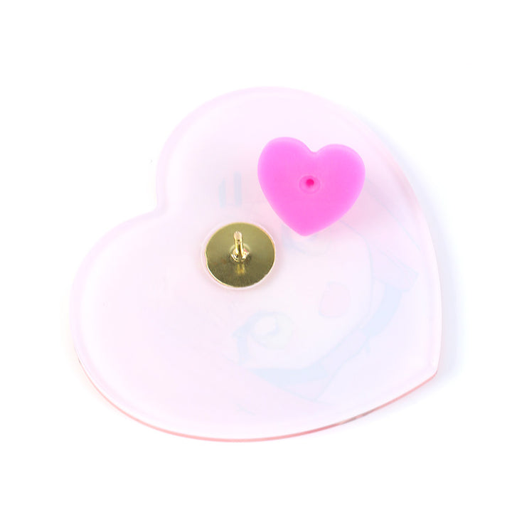 Custom Raised Foil Printing Cold Foil Stamping Acrylic Pins - VOGRACE
