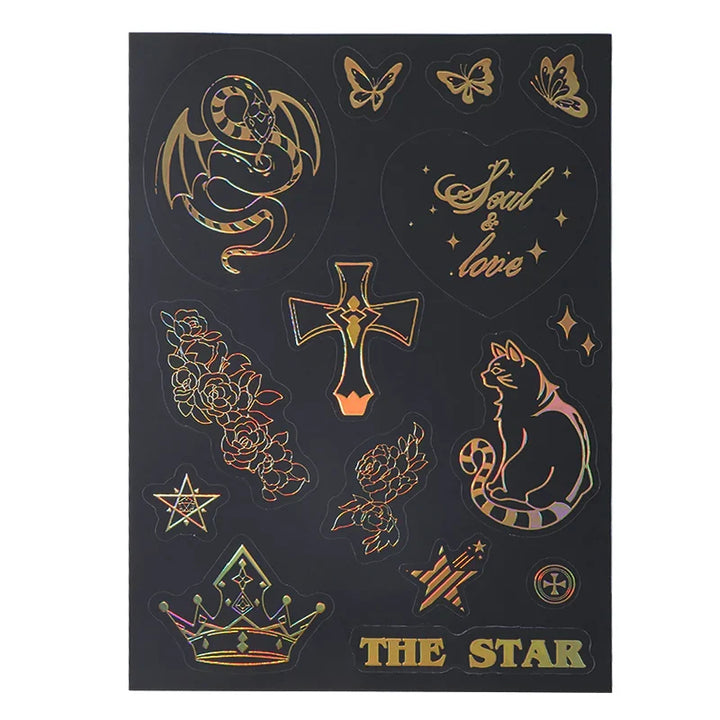 CustomRaisedFoilPrintingStickerSheet3 - VOGRACE