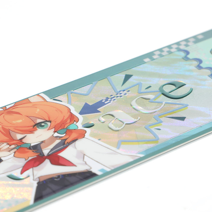 Custom Rasied Foil Stamping Holographic Ticket