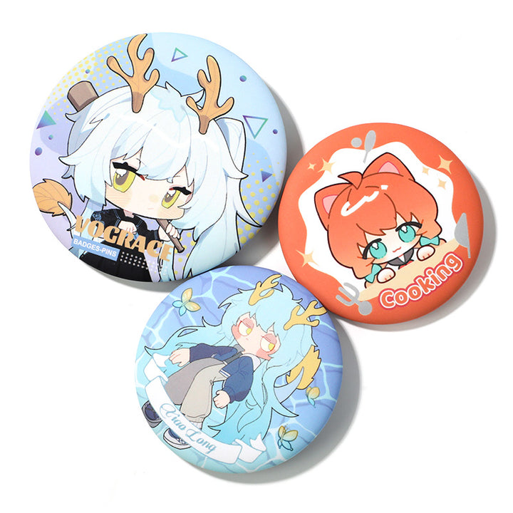 Épingles boutons rondes personnalisées