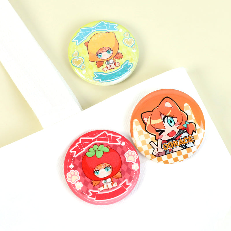 Épingles boutons rondes personnalisées