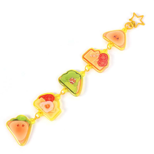 カラーアクリルキーホルダー