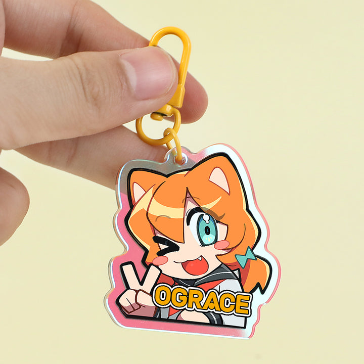 オーロラアクリルチャーム